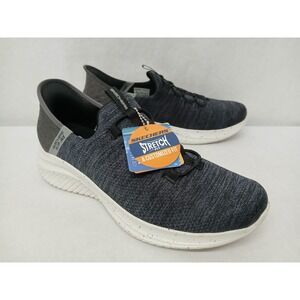 Skechers Men's Ultra Flex 3.0 Right Away Slip On Shoes 232452‎ Black Gray Sz 9